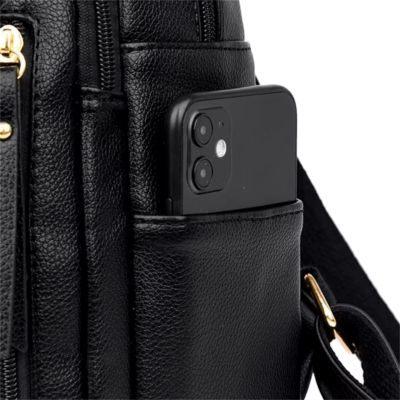 Sac cuir dos femme | Sac à dos cuir femme chic et élégant