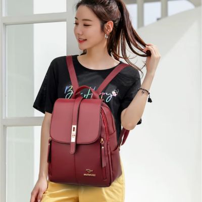 Sac cuir dos femme | Sac à dos cuir femme chic et élégant