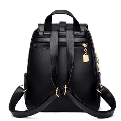 Sac cuir dos femme | Sac à dos cuir femme chic et élégant