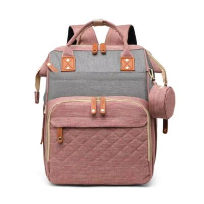 sac-a-dos-a-langer-bebe-design-gris-rose