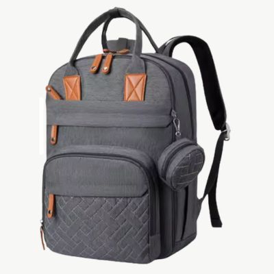 sac-a-dos-a-langer-gris-foncer-multifonction