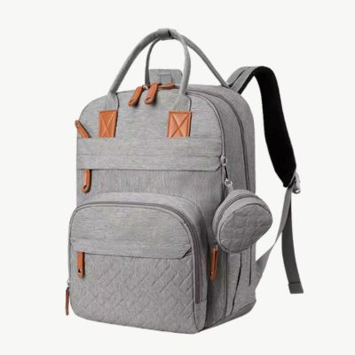 sac-a-dos-a-langer-gris-multifonction