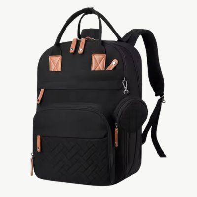 sac-a-dos-a-langer-noir-multifonction