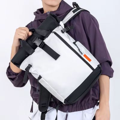 sac-a-dos-impermeable-roll-top-blanc