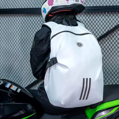sac-a-dos-moto-etanche-blanc-style