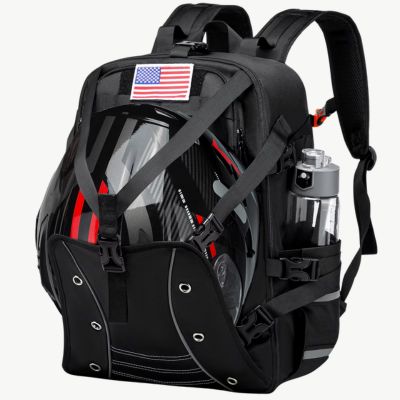 sac-a-dos-moto-porte-casque-noir