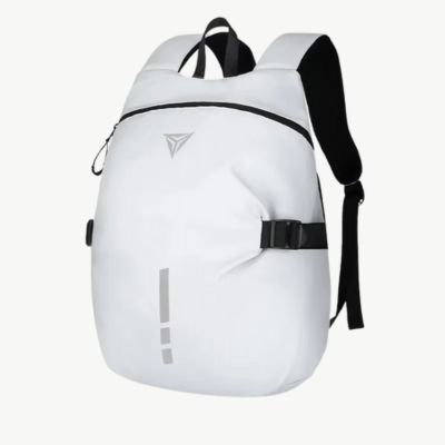 sac-a-dos-pour-moto-casque-impermeable-blanc