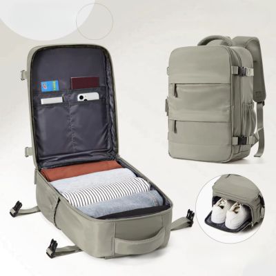 sac-a-dos-voyage-cabine-avion-beige